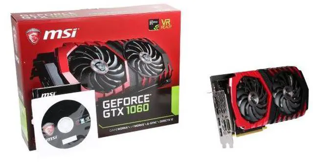 Alt view image 6 of 6 - MSI GeForce GTX 1060 3GB DirectX 12 192-Bit GDDR5 PCI Express 3.0 x16 HDCP Ready ATX Video Graphics Card (GTX 1060 GAMING X 3G)
