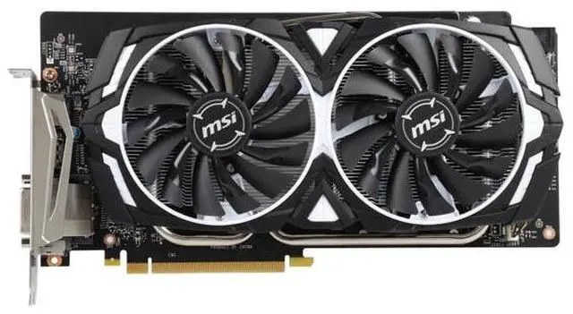 Alt view image 3 of 6 - MSI GeForce GTX 1060  6GB DirectX 12 GTX 1060 ARMOR 6G OC 192-Bit GDDR5 PCI Express 3.0 x16 HDCP Ready ATX Video Graphics Card