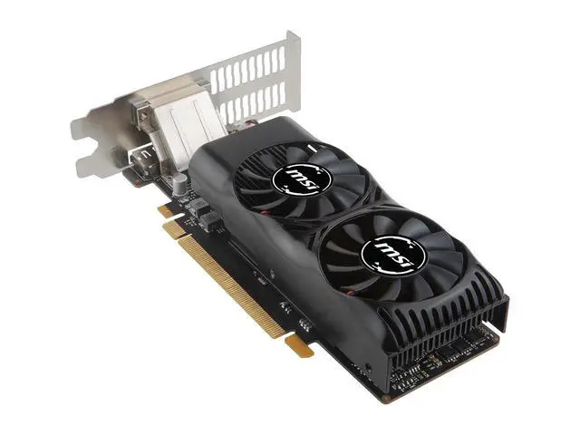 Alt view image 6 of 7 - MSI GeForce GTX 1050 DirectX 12 2GB 128-Bit GDDR5 PCI Express 3.0 x16 HDCP Ready Low Profile GTX 1050 2GT LP Video Graphics Card