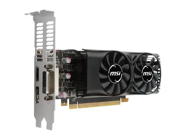 Alt view image 5 of 7 - MSI GeForce GTX 1050 DirectX 12 2GB 128-Bit GDDR5 PCI Express 3.0 x16 HDCP Ready Low Profile GTX 1050 2GT LP Video Graphics Card