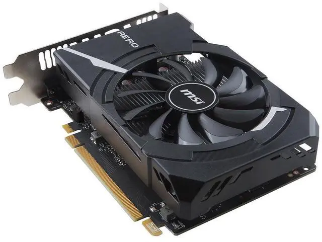 Alt view image 4 of 7 - MSI GeForce GTX 1050 Ti DirectX 12 4GB 128-Bit GDDR5 PCI Express 3.0 x16 HDCP Ready GTX 1050 Ti AERO ITX 4G OC Video Graphics Card