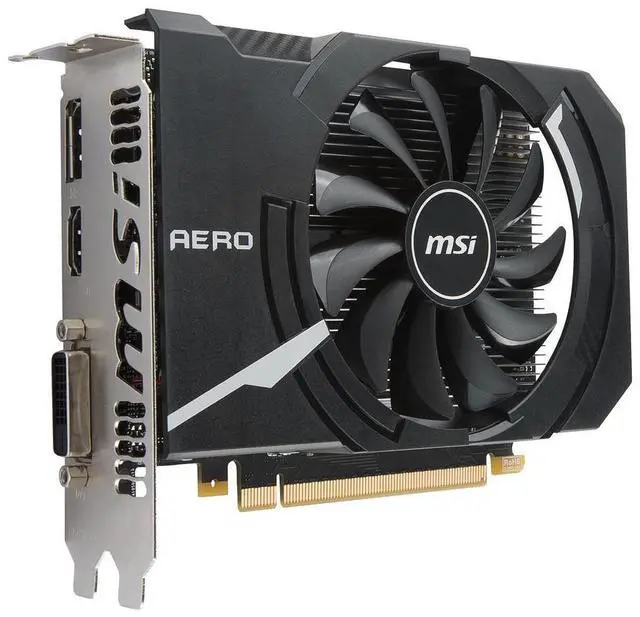 Alt view image 5 of 7 - MSI GeForce GTX 1050 Ti DirectX 12 4GB 128-Bit GDDR5 PCI Express 3.0 x16 HDCP Ready GTX 1050 Ti AERO ITX 4G OC Video Graphics Card