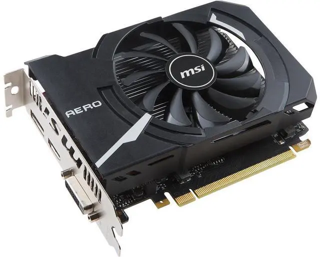 Alt view image 6 of 7 - MSI GeForce GTX 1050 Ti DirectX 12 4GB 128-Bit GDDR5 PCI Express 3.0 x16 HDCP Ready GTX 1050 Ti AERO ITX 4G OC Video Graphics Card