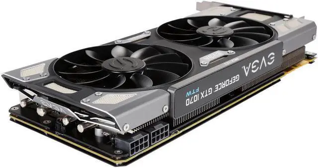 Alt view image 5 of 6 - EVGA GeForce GTX 1070 FTW GAMING ACX 3.0, 08G-P4-6276-KR, 8GB GDDR5, RGB LED, 10CM FAN, 10 Power Phases, Double BIOS, DX12 OSD Support (PXOC) Video Graphics Card