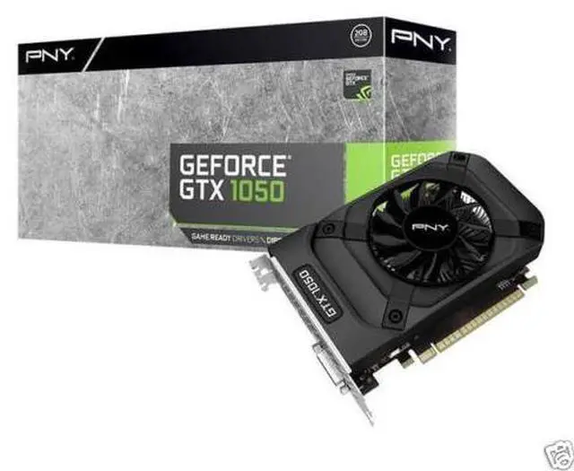 Main image of PNY nVIDIA GeForce GTX 1050 2GB GDDR5 DVI/HDMI/DisplayPort PCI-E Video Card VCGG