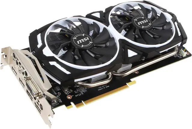Alt view image 3 of 7 - MSI GeForce GTX 1060 6GB DirectX 12 GTX 1060 ARMOR 6G OCV1 192-Bit GDDR5 PCI Express 3.0 x16 HDCP Ready ATX Video Graphics Card