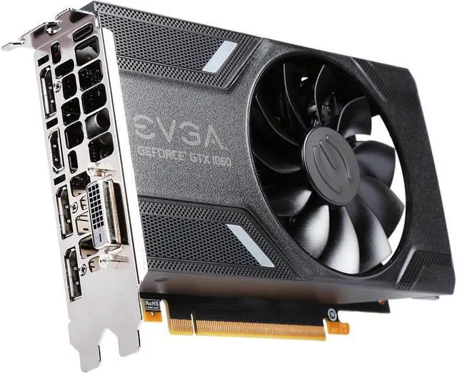 Alt view image 3 of 6 - EVGA GeForce GTX 1060 GAMING 3GB, ACX 2.0 (Single Fan), 03G-P4-6160-KR, GDDR5, DX12 OSD Support (PXOC), Only 6.8 Inches Video Graphics Card
