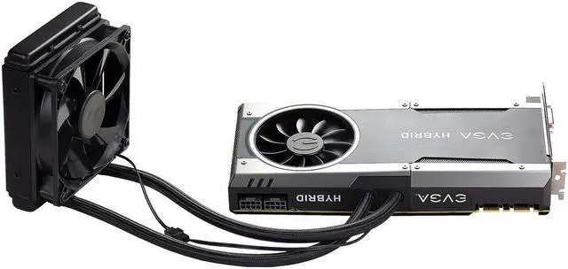 Alt view image 2 of 7 - EVGA GeForce GTX 1080 FTW HYBRID GAMING 8GB, 08G-P4-6288-KR, GDDR5X, RGB LED, All-In-One Watercooling with 10CM FAN, 10 Power Phases, Double BIOS, DX12 OSD Support (PXOC) Video Graphics Card