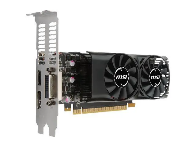 Alt view image 2 of 4 - MSI GeForce GTX 1050 DirectX 12 GTX 1050 2GT LP 2GB 128-Bit GDDR5 PCI Express 3.0 x16 HDCP Ready Low Profile Video Cards