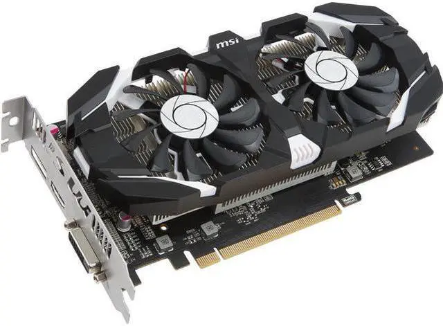 Main image of MSI GeForce GTX 1050 DirectX 12 GTX 1050 2GT OC 2GB 128-Bit GDDR5 PCI Express 3.0 x16 HDCP Ready ATX Video Card