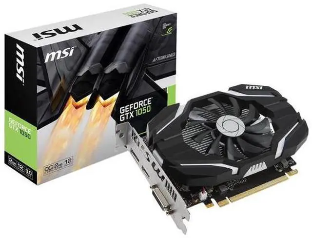 Alt view image 4 of 4 - MSI GeForce GTX 1050 DirectX 12 GTX 1050 2G OC 2GB 128-Bit GDDR5 PCI Express 3.0 x16 HDCP Ready ATX Video Card