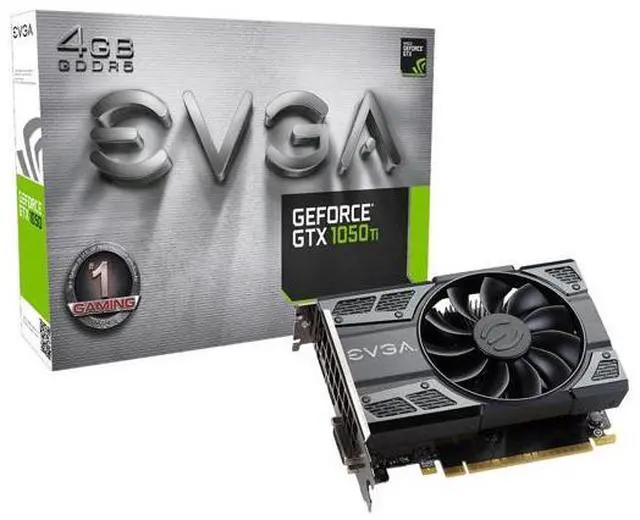 Main image of EVGA GeForce GTX 1050 Ti GAMING, 04G-P4-6251-KR, 4GB GDDR5, DX12 OSD Support (PXOC)