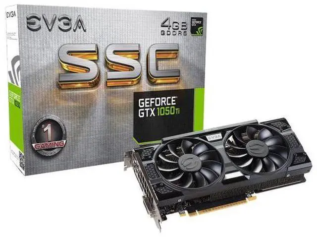 Alt view image 3 of 3 - EVGA GeForce GTX 1050 Ti SSC GAMING ACX 3.0, 04G-P4-6255-KR, 4GB GDDR5, DX12 OSD Support (PXOC)