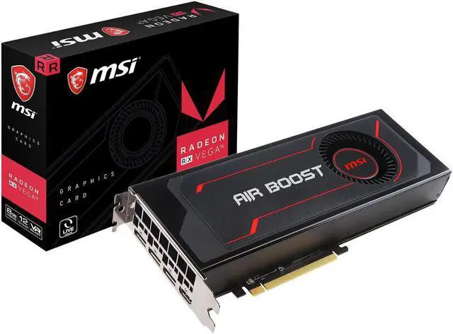 Alt view image 4 of 4 - MSI Radeon RX Vega 56 DirectX 12 Vega 56 AIR BOOST 8G 8GB 2048-Bit HBM2 PCI Express x16 HDCP Ready CrossFireX Support Video Card