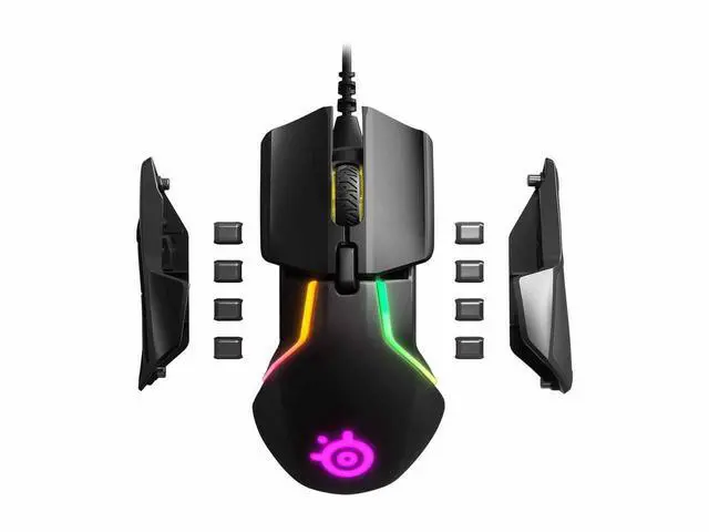 Alt view image 2 of 3 - SteelSeries Rival 600 Gaming Mouse - 12,000 CPI TrueMove3+ Dual Optical Sensor - 0.5 Lift-off Distance - Weight System - RGB Lighting