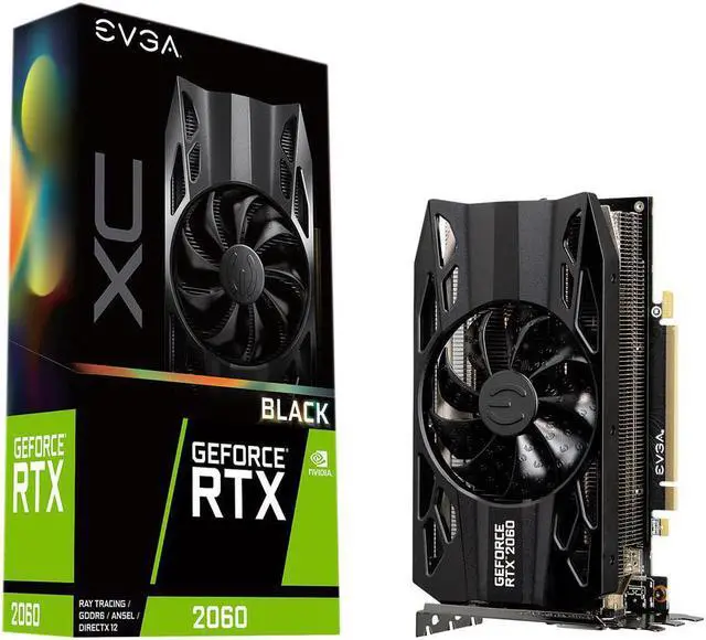 Alt view image 6 of 7 - EVGA GeForce RTX 2060 XC Black Edition Gaming, 6GB GDDR6, HDB Fan Graphics Card 06G-P4-2061-KR