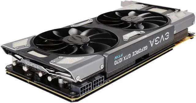 Alt view image 3 of 5 - EVGA GeForce GTX 1070 FTW GAMING ACX 3.0, 8GB GDDR5, RGB LED, 10CM FAN, 10 Power Phases, Double BIOS, DX12 OSD Support (PXOC) Graphics Card 08G-P4-6276-KR