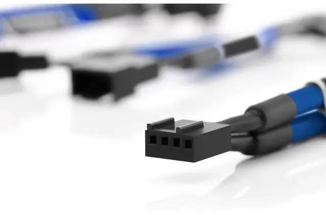 Alt view image 2 of 2 - Noctua NA-SYC1 chromax.blue, 4-Pin Y-Cables (Blue)