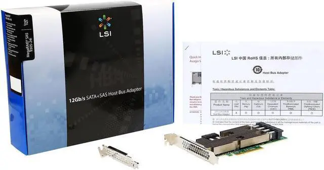 Alt view image 4 of 4 - LSI 9305-24i x8 lane, PCIe 3.0 Full Height SAS SAS 9305 12 Gb/s SAS Host Bus Adapter