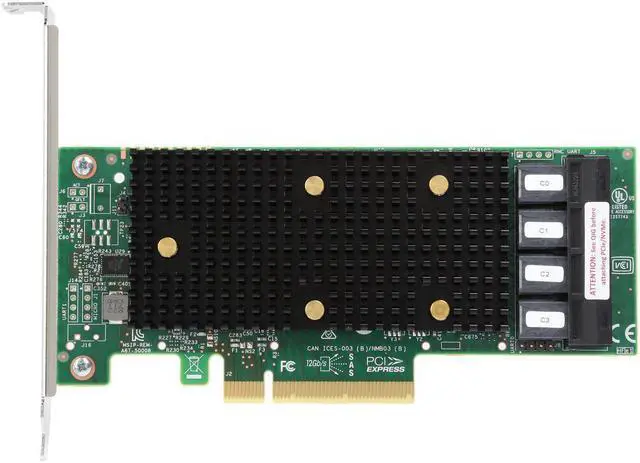 Alt view image 2 of 4 - LSI SAS 9400-16i x8 lane PCI Express 3.1 SAS Tri-Mode Storage Adapter