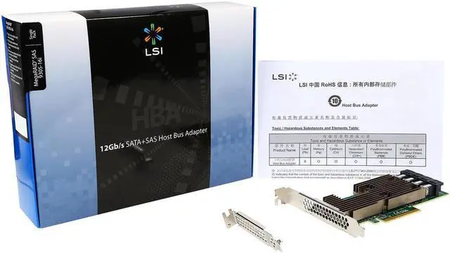 Alt view image 4 of 8 - LSI 9305-16i PCI-Express 3.0 x8 Low Profile SAS Host Bus Adapter