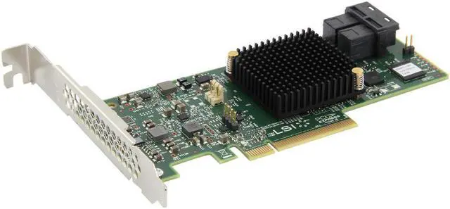 Alt view image 2 of 4 - LSI 9341 MegaRAID SAS 9341-8i (LSI00407) PCI-Express 3.0 x8 Low Profile SATA / SAS High Performance Eight-Port 12Gb/s RAID Controller (Single Pack)--Avago Technologies