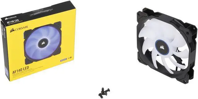 Alt view image 4 of 6 - Corsair AF Series AF140 LED (2018) CO-9050087-WW 140mm Blue LED Case Fan, Single Pack