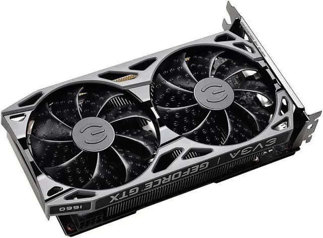 Alt view image 2 of 3 - EVGA GeForce GTX 1660 SC ULTRA GAMING, 06G-P4-1067-KR, 6GB GDDR5, Dual Fan, Metal Backplate