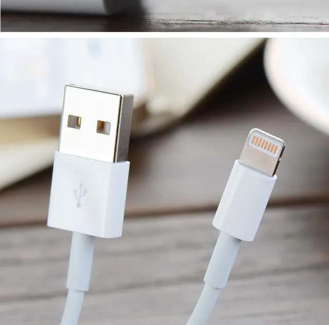 Alt view image 6 of 8 - Blaze Display 3 pieces white 8 Pin Sync Data Cable USB Charging and data sync cable data link for Apple iPhone 5 5S 5C