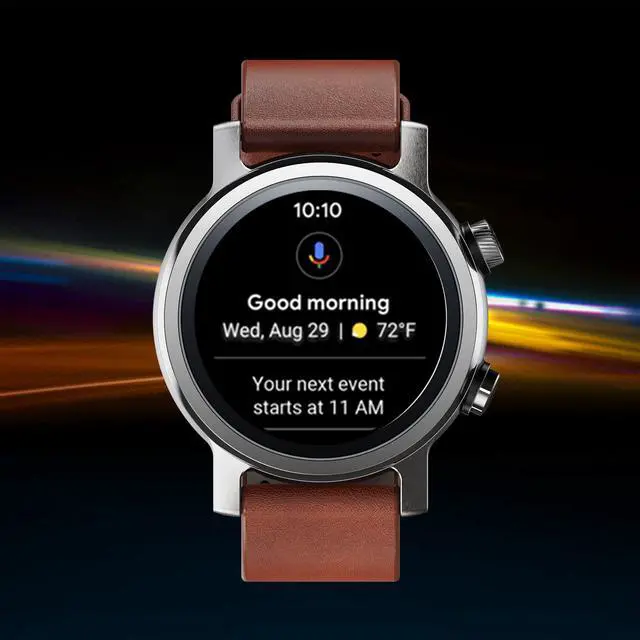 Alt view image 3 of 6 - Motorola Moto 360 3rd Gen Smartwatch - Steel Grey Stainless Steel Case With 20mm Band, All-day Battery, WearOs, & PVD coating for increased scratch-protection