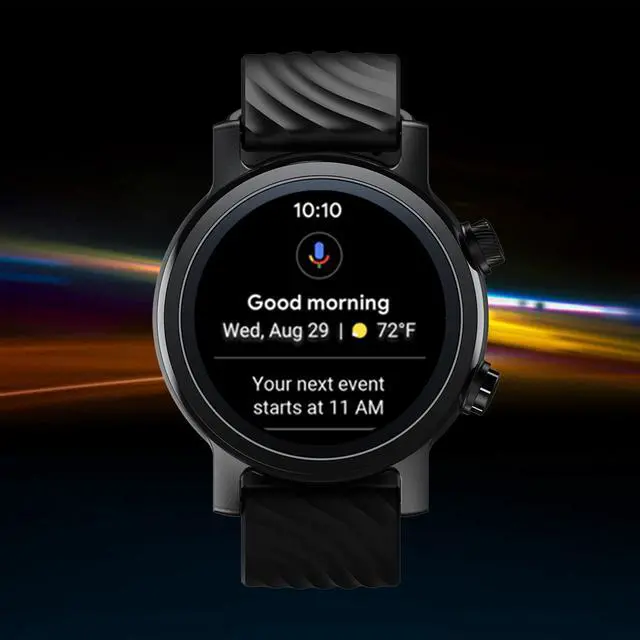 Alt view image 4 of 9 - Motorola Moto 360 3rd Gen Smartwatch - Phantom Black Stainless Steel Case With 20mm Band, All-day Battery, WearOs, & DLC coating for increased scratch-protection