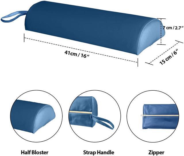Blue 3-Section Aluminum 84 L Portable Massage Table Facial SPA Bed Tattoo  w/Bolster Pillow 