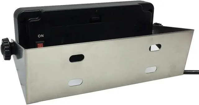 Alt view image 4 of 7 - Extra Large Platform 22" x 18" Stainless Steel 400lb Heavy Duty Digital Postal Shipping Scale, Powered by Batteries or AC Adapter, Great for Floor Bench Office Weight Weighing