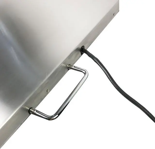 Alt view image 7 of 7 - Extra Large Platform 22" x 18" Stainless Steel 400lb Heavy Duty Digital Postal Shipping Scale, Powered by Batteries or AC Adapter, Great for Floor Bench Office Weight Weighing