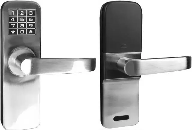 Main image of Angel Digital Electronic Backlit Keypad Door Lock with Backup Keys, Keyless Entry by Password Code Combination, Great for Resort Apartment Cottage, home, office, warehouse, condo, rental unit, club