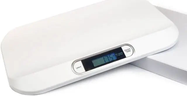 Alt view image 3 of 6 - Digital Portable Baby Scale 44 lb x 0.22lb weight weigh Pediatric Infant Toddler
