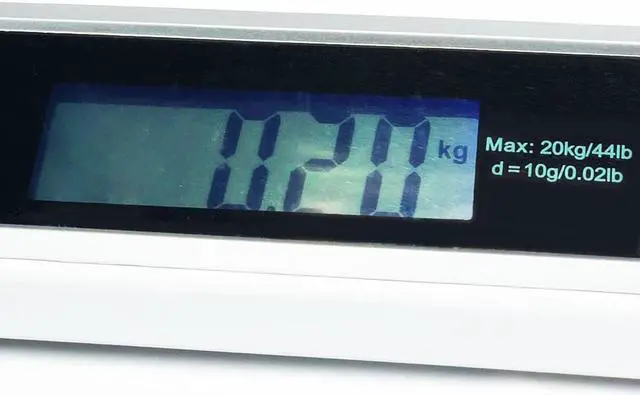 Alt view image 4 of 6 - Digital Portable Baby Scale 44 lb x 0.22lb weight weigh Pediatric Infant Toddler