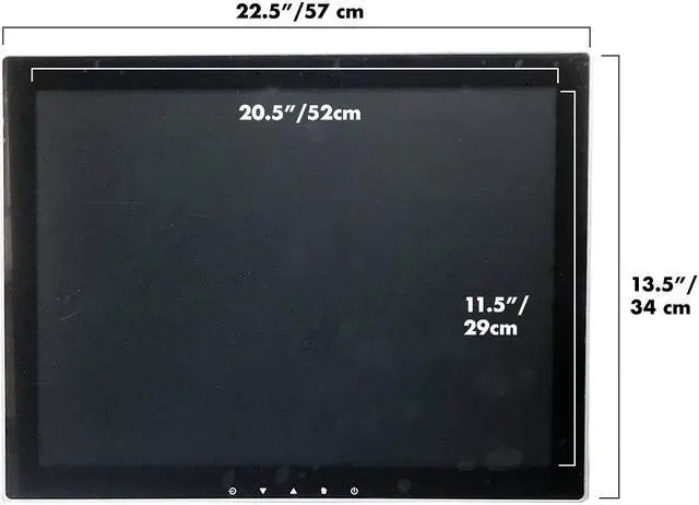 Alt view image 4 of 7 - 23.6 Inch Pro Capacitive LED Backlit Multi-Touch HDMI Monitor, 16:9 Display 1920 X 1080, True Flat Seamless Design Touchscreen, Great for Office, POS, Retail, Restaurant, Bar, Gym, Warehouse