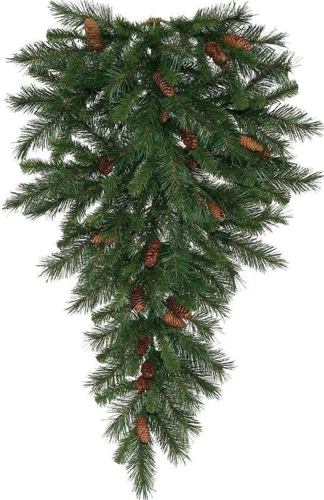 Main image of Vickerman 11672 - 42" Cheyenne Pine  with Pine Cones Christmas Teardrop (A801009)