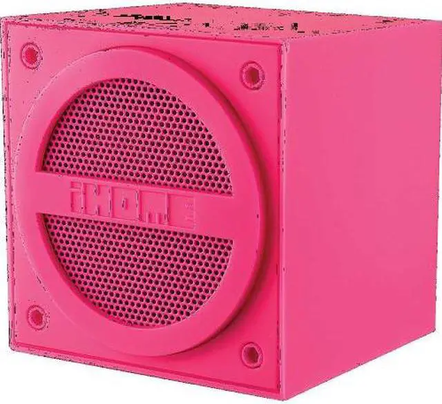 Alt view image 3 of 11 - iHome iBT16PPC Mini Speaker Cube (Pink)