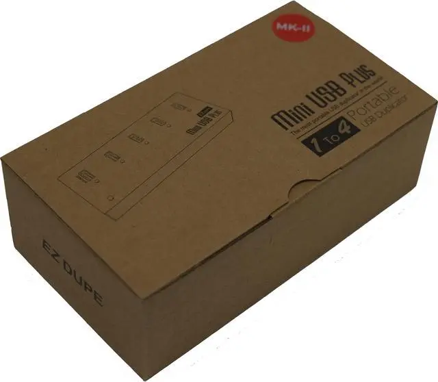Alt view image 7 of 8 - [New Update Version] EZ DUPE 1 to 4 MiniUSB Plus MK II Duplicator - 2GB/Min - Standalone Portable USB Flash Drive Copier (DM-FU0-5V04B-V2)