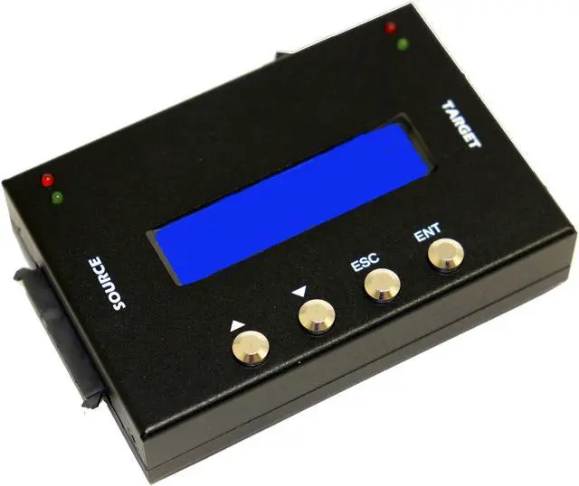 Alt view image 5 of 5 - EZ Dupe HDmini 1 to 1 Hard Drive Duplicator - 3.5" & 2.5" SATA HDD / SSD Storage Mini Compact Copier 9GB/Min (up to 150MB/Sec) with DoD Compliant Data Eraser (DM-HS0-2H1B)