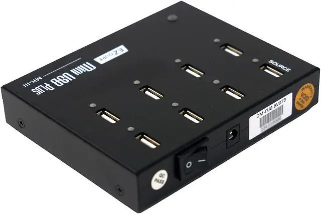 Alt view image 3 of 5 - [New Update Version] EZ DUPE 1 to 7 MiniUSB Plus MK III Duplicator - Standalone USB Flash Media Thumb Drive Compact Copier (DM-FU0-8V07B)