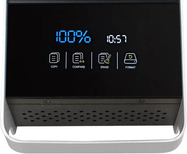 Alt view image 3 of 4 - EZ DUPE SOHO Touch M.2 NVMe MKII Duplicator - 1 to 7 Cloner & Wiper for M2 (PCIe NVMe) & M.2 SATA NGFF AHCI B-Key M-Key B+M Key (SOHO Series)