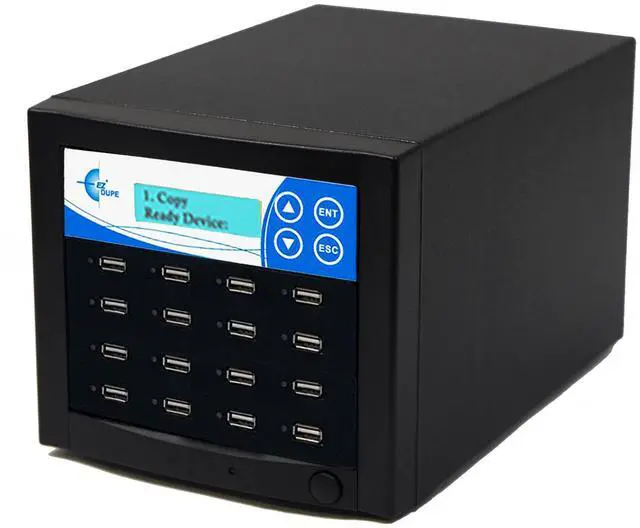 Alt view image 2 of 3 - EZ DUPE 1 to 15 USB Pantera Duplicator - 2GB/Min - Multiple USB flash media thumb drive Standalone Copier & DoD Compliant Eraser/Sanitizer - at copy speed up to 35MB/Sec (U15-SSPX8)