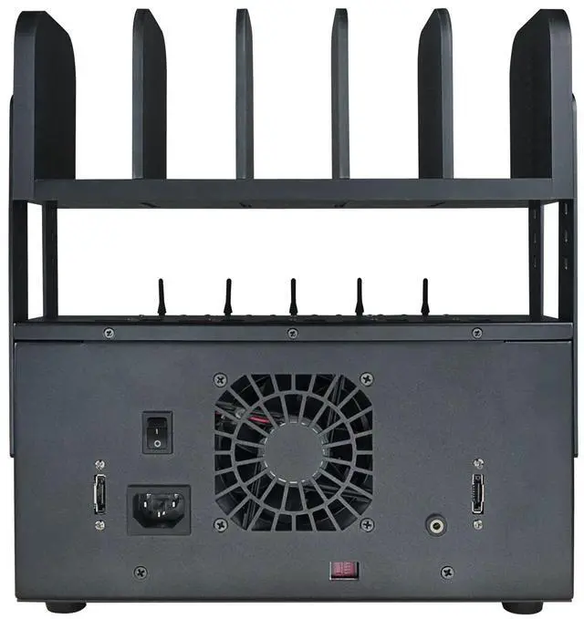 Alt view image 3 of 5 - EZ DUPE 1 to 4 M.2 NVMe Cyclone Pro Duplicator - 36GB/Min - Standalone 3.5" & 2.5" SATA Hard Disk Copier & Eraser/Sanitizer for PCIe M2 SATA modules & SSD Solid State Drives 600MB/Sec (DM-HE6-5M04PP)