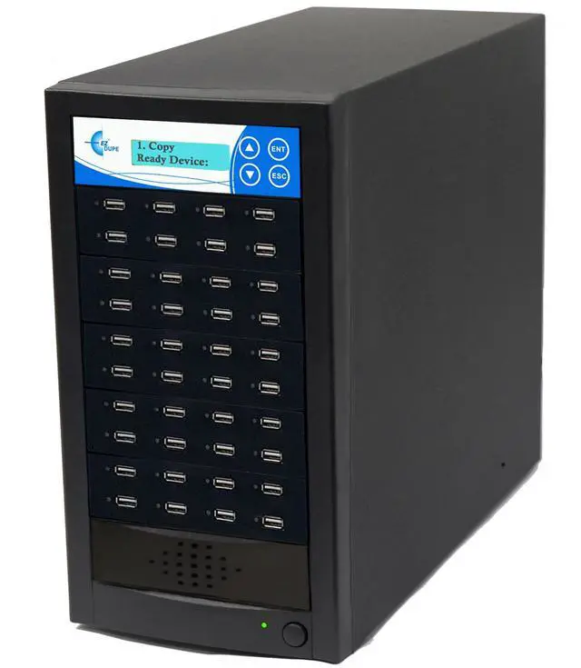 Alt view image 2 of 3 - EZ DUPE 1 to 39 USB Pantera Duplicator - 2GB/Min - Multiple USB flash media thumb drive Standalone Copier & DoD Compliant Eraser/Sanitizer - at copy speed up to 35mb/Sec (U39-SSPX8)