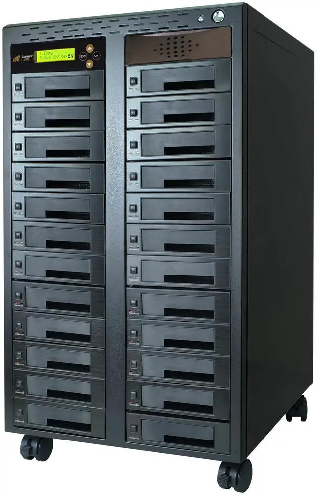 Main image of Acumen Disc 1 to 23 Hard Drive Duplicator - 36GB/Min - Standalone Copier and DoD Compliant Sanitizer/Eraser for Multiple SATA 3.5 HDD Disk & 2.5 SSD Solid State Drives 600MB/Sec (H23-SATA3)