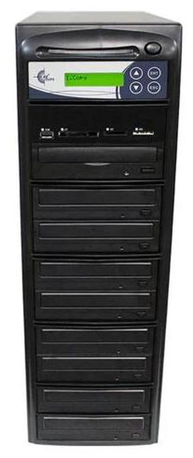 Alt view image 5 of 5 - EZ DUPE 1 to 8 Media Mirror Duplicator - Flash (SD/CF/MS/MMC/USB) & Disc (DVD/CD) to DVD CD Disc Copy Copier Multimedia Backup (M908-SSP)