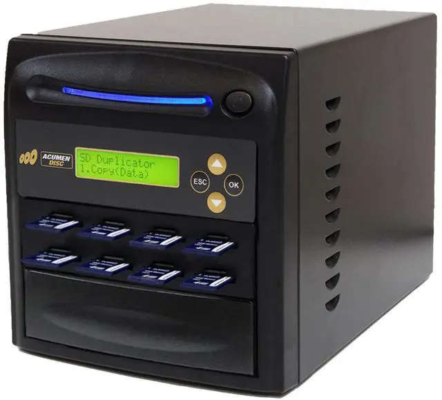Main image of Acumen Disc 1:7 SD 3.0 Elite Duplicator & DOD Eraser - 6GB/Min AD07-SDC100 | Standalone Secure Digital & MicroSD TF SDHC SDXC Micro Flash Drive Memory Card Cloner - Sanitizer & Copy Speed at 100MB/Sec